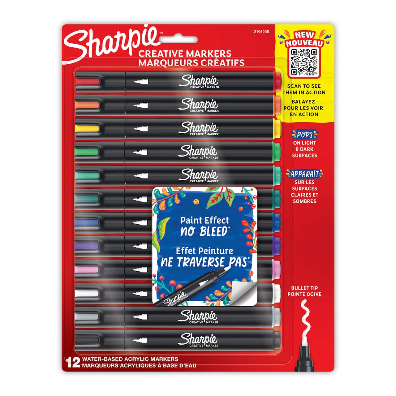 Sharpie® 12 Colour Bullet Tip Creative Markers